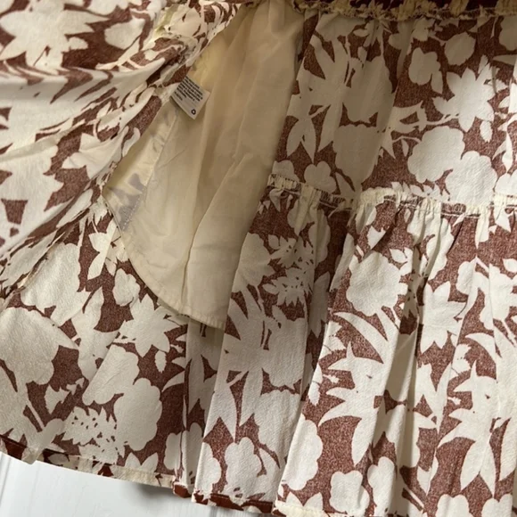 NWT Universal Thread Floral Ruffle Skirt Size Medium - Picture 8 of 13